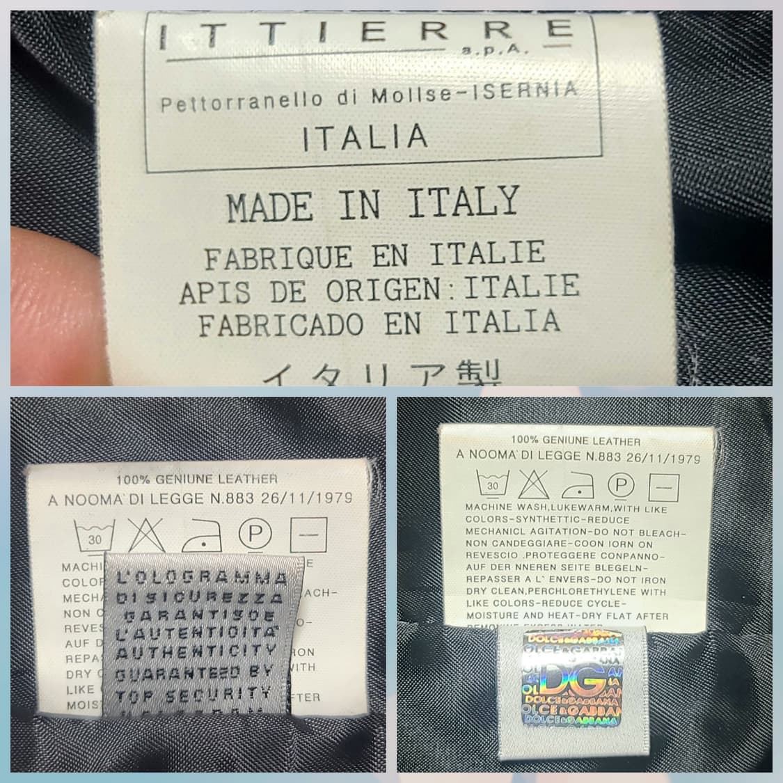 Dolce & Gabbana 돌체앤가바나 남성 양가죽 라이더 자켓 52 상품이미지10