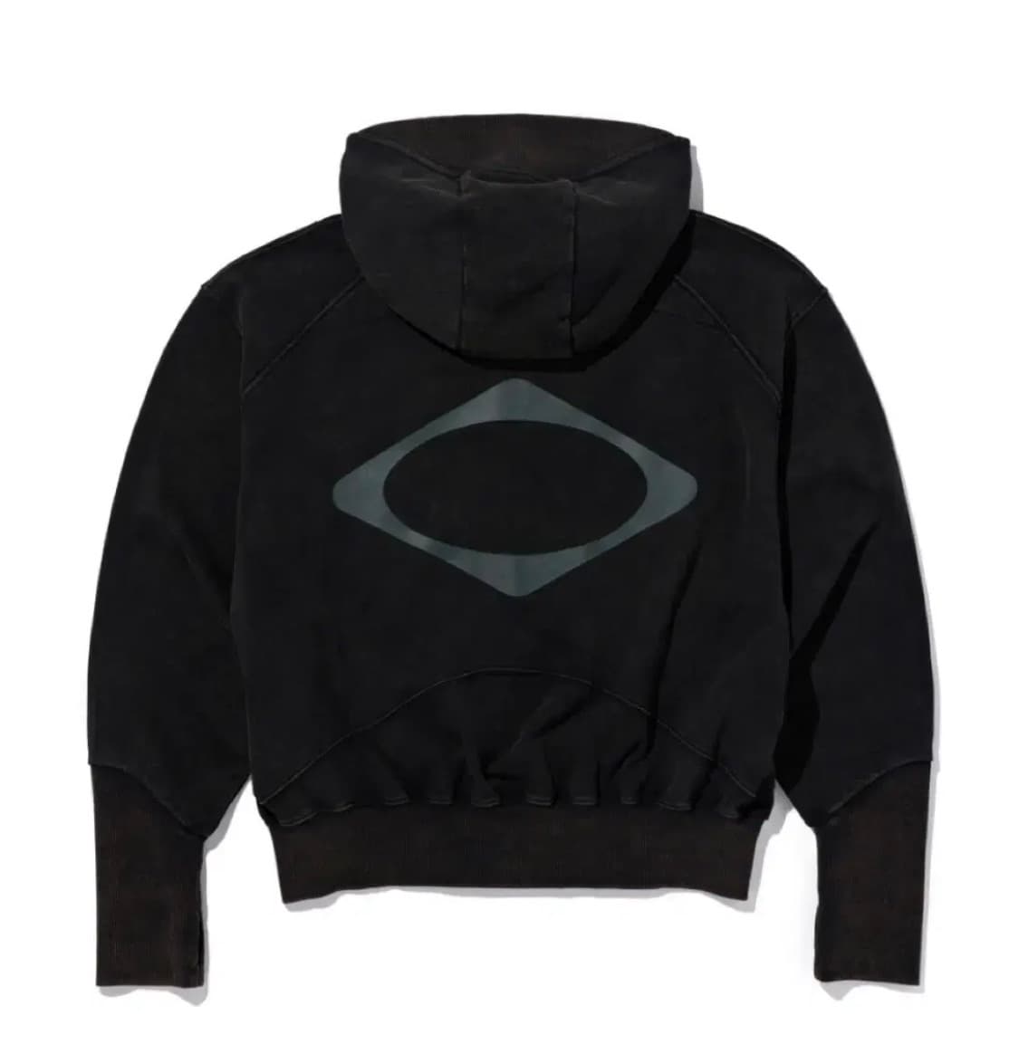 미스치프 빅 포켓 후드 워시드 블랙 m 상품이미지2