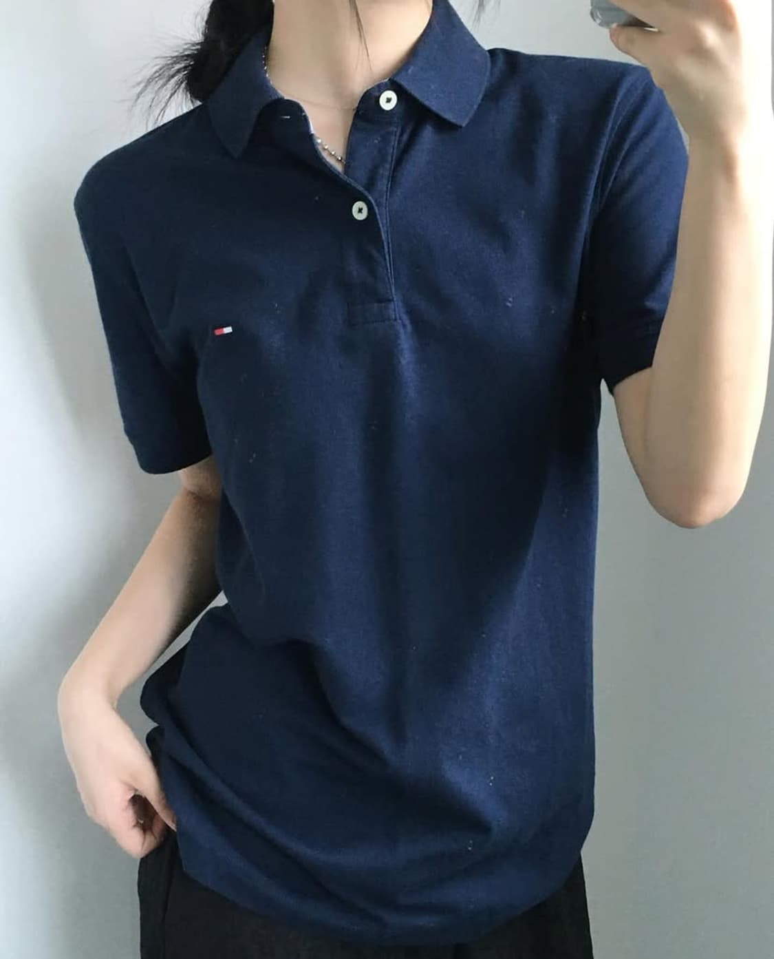 Tommyhilfiger 타미힐피거 네이비 카라티 상품이미지1