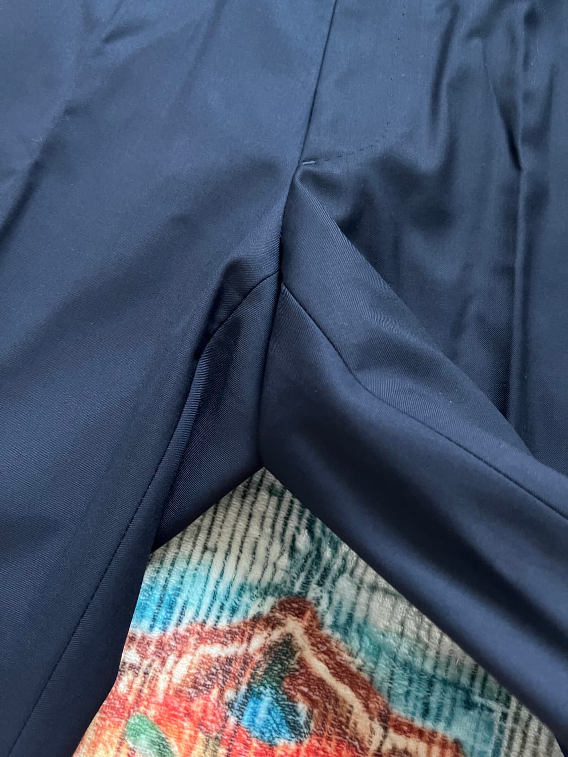 타임 옴므 슬랙스 네이비 컬러 상품이미지5