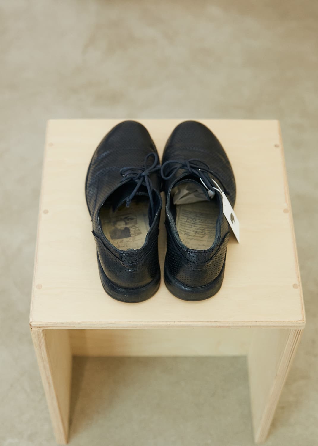 Punching Leather Derby Shoes 상품이미지3
