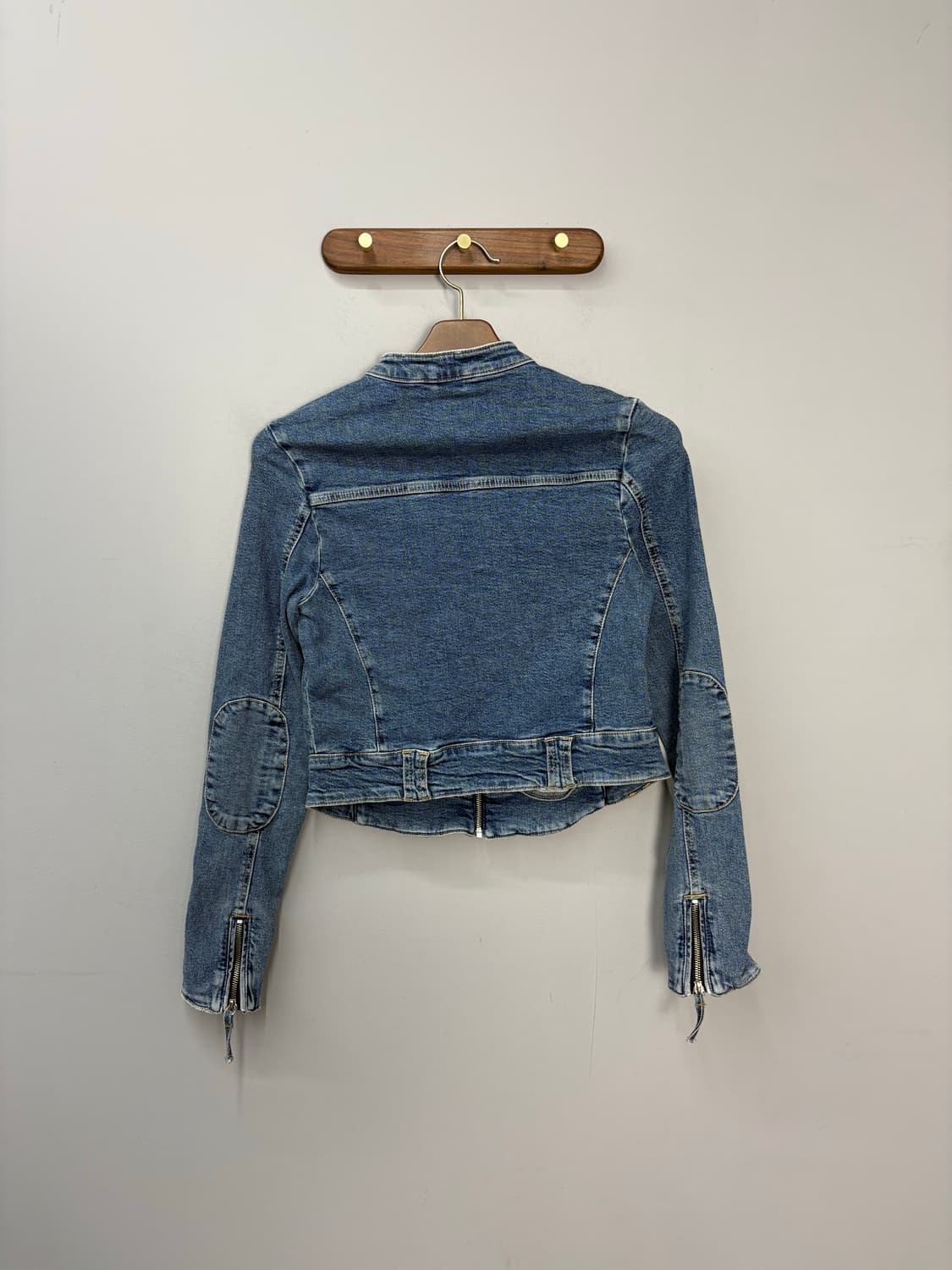 어반아웃피터스 크롭 데님 바이커자켓 A2744 상품이미지6