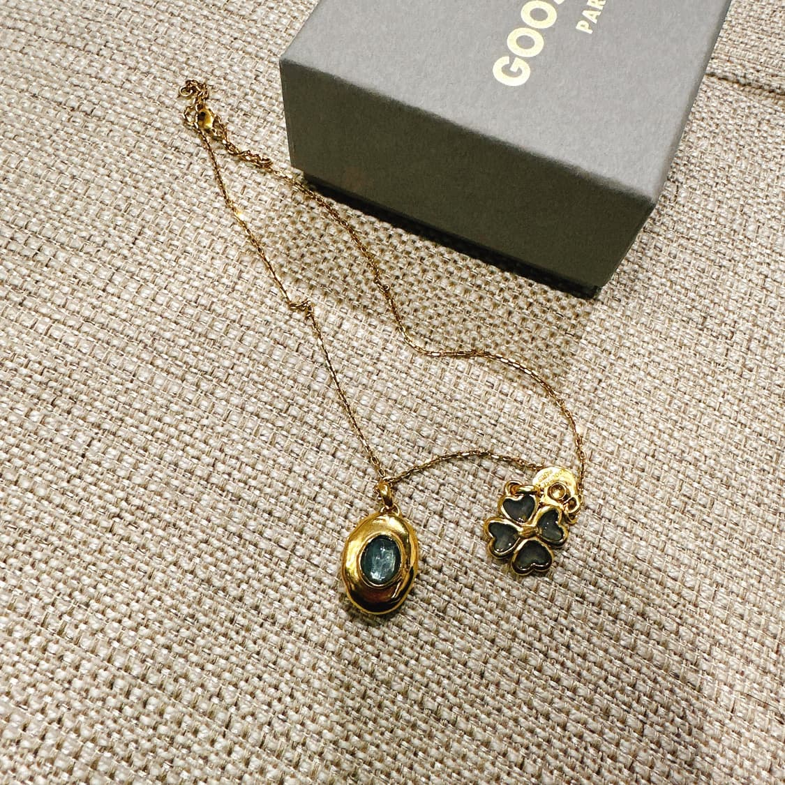 구센스 여성 클로버 메달 목걸이 상품이미지2