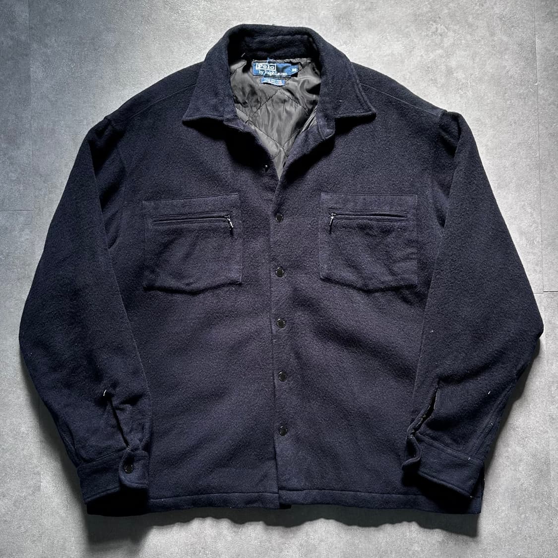 폴로 네이비 울 셔츠 자켓 (va.92) 상품이미지1