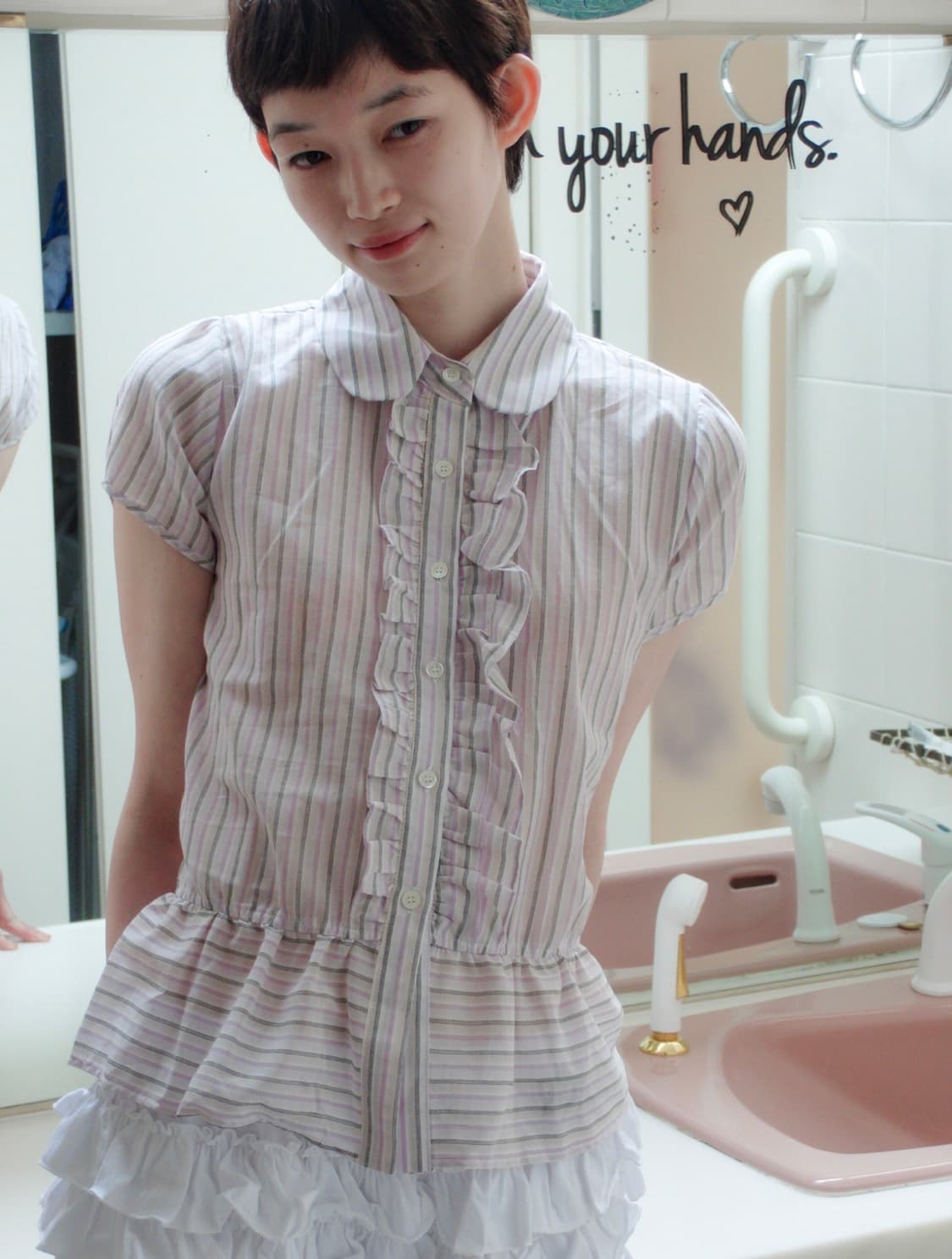 인앤양인하모니 블라우스 스트라이프 상품이미지1