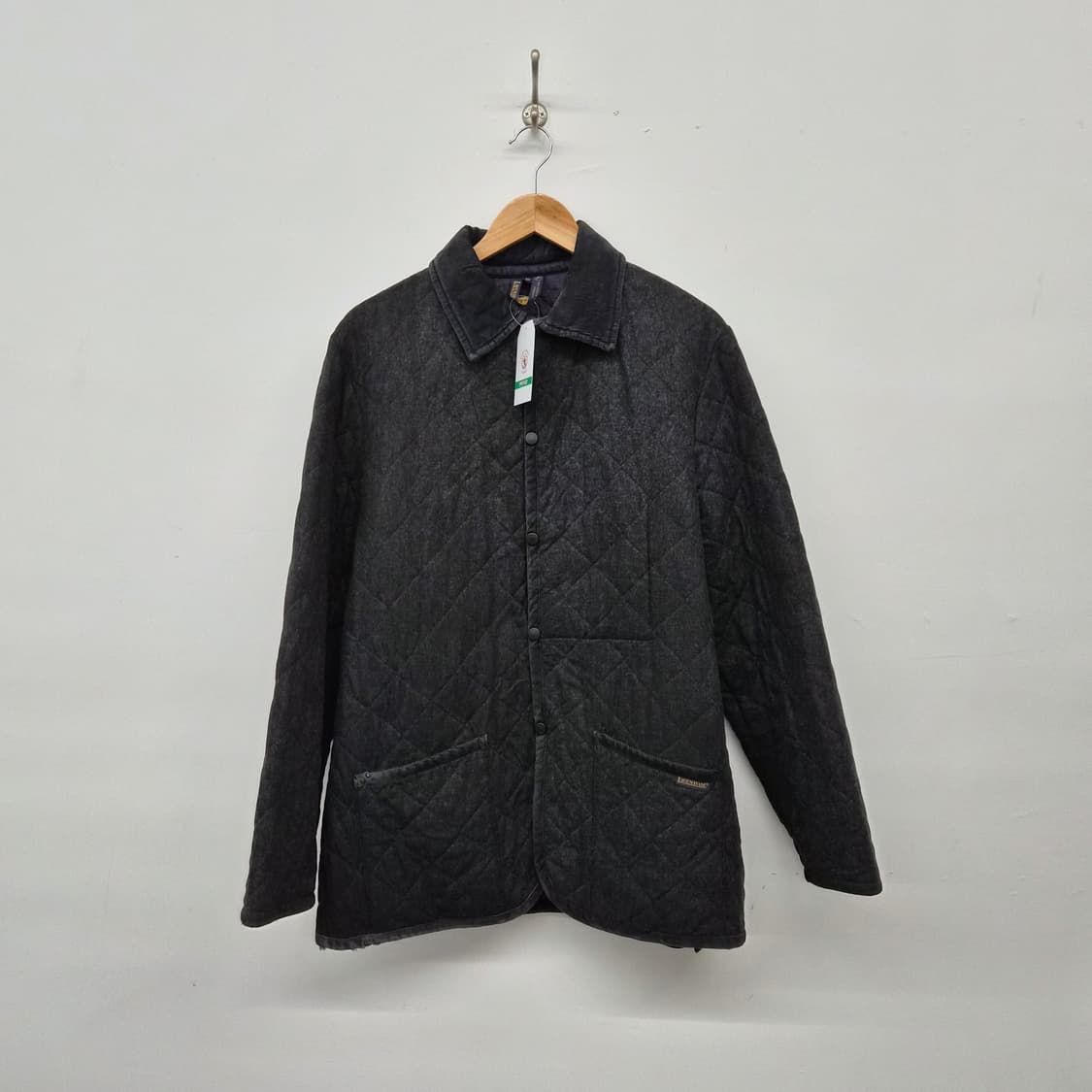 라벤햄 클래식 블랙 퀼팅 자켓 남성 M 상품이미지1
