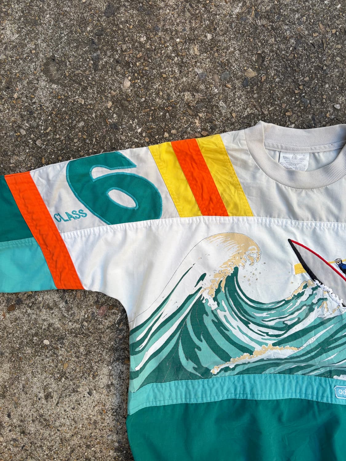 -80s 아디다스 올드스쿨 맨투맨 웜업 점퍼  상품이미지5