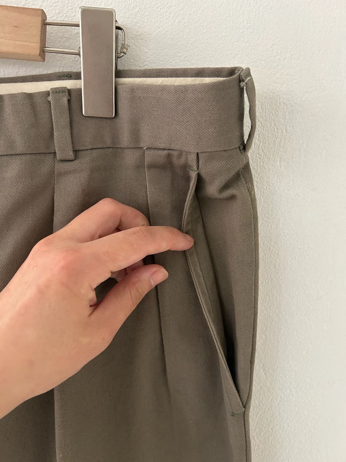 80-90‘s LL Bean 2pleats chino pant. 상품이미지3