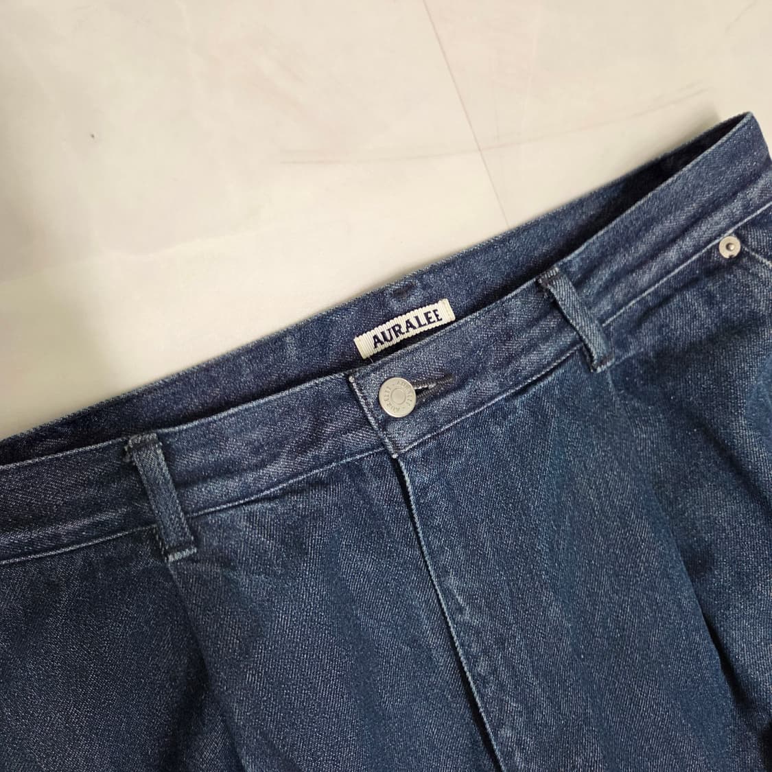 오라리 하드 트위스트 와이드 데님 4 상품이미지3