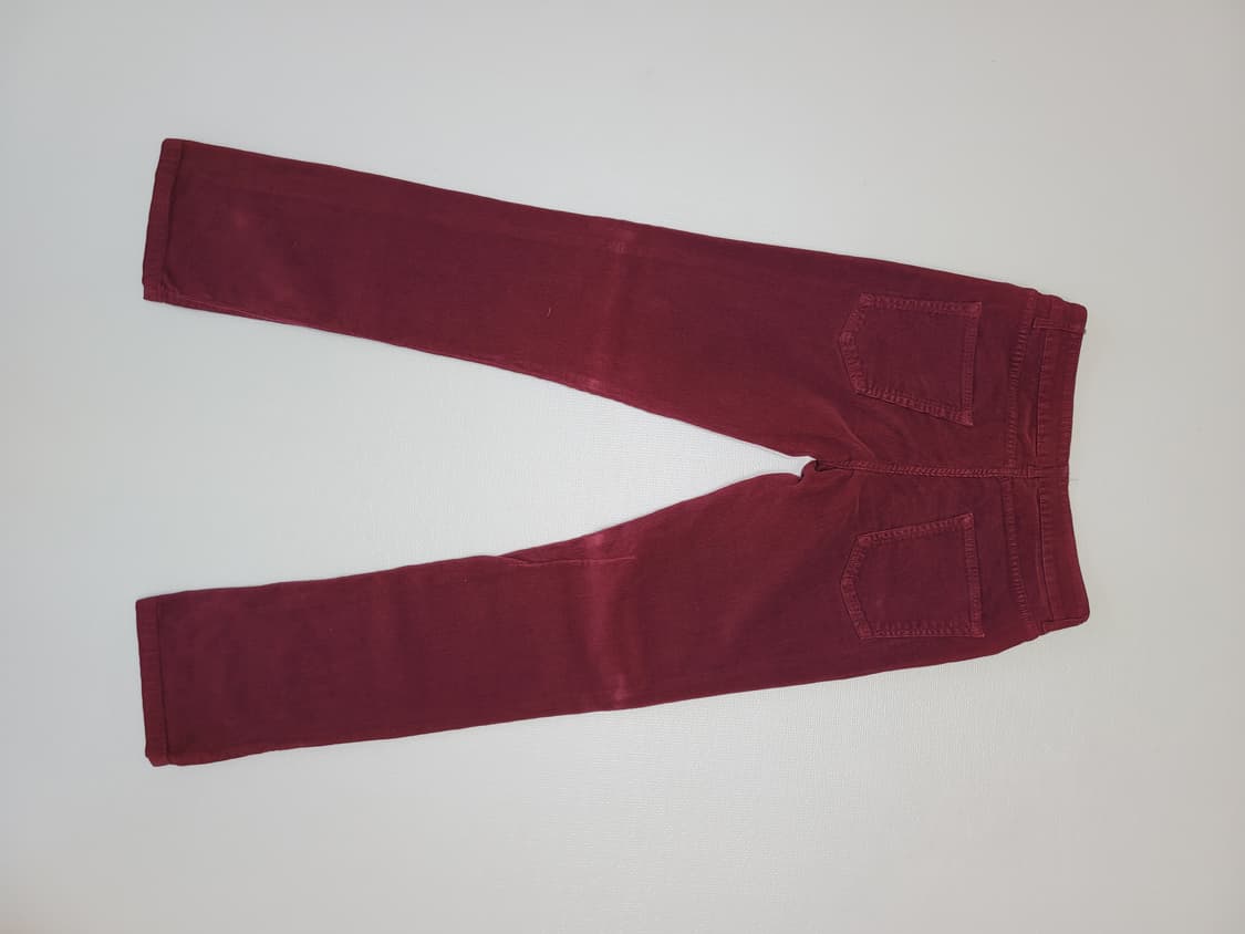 자라 ZARA 남자 코듀로이 바지 33 버건디 상품이미지9
