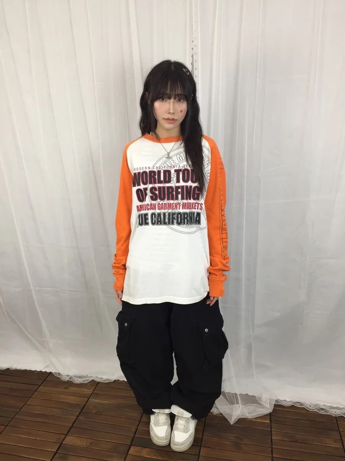 Que California Surf Raglan Long Sleeve 상품이미지1