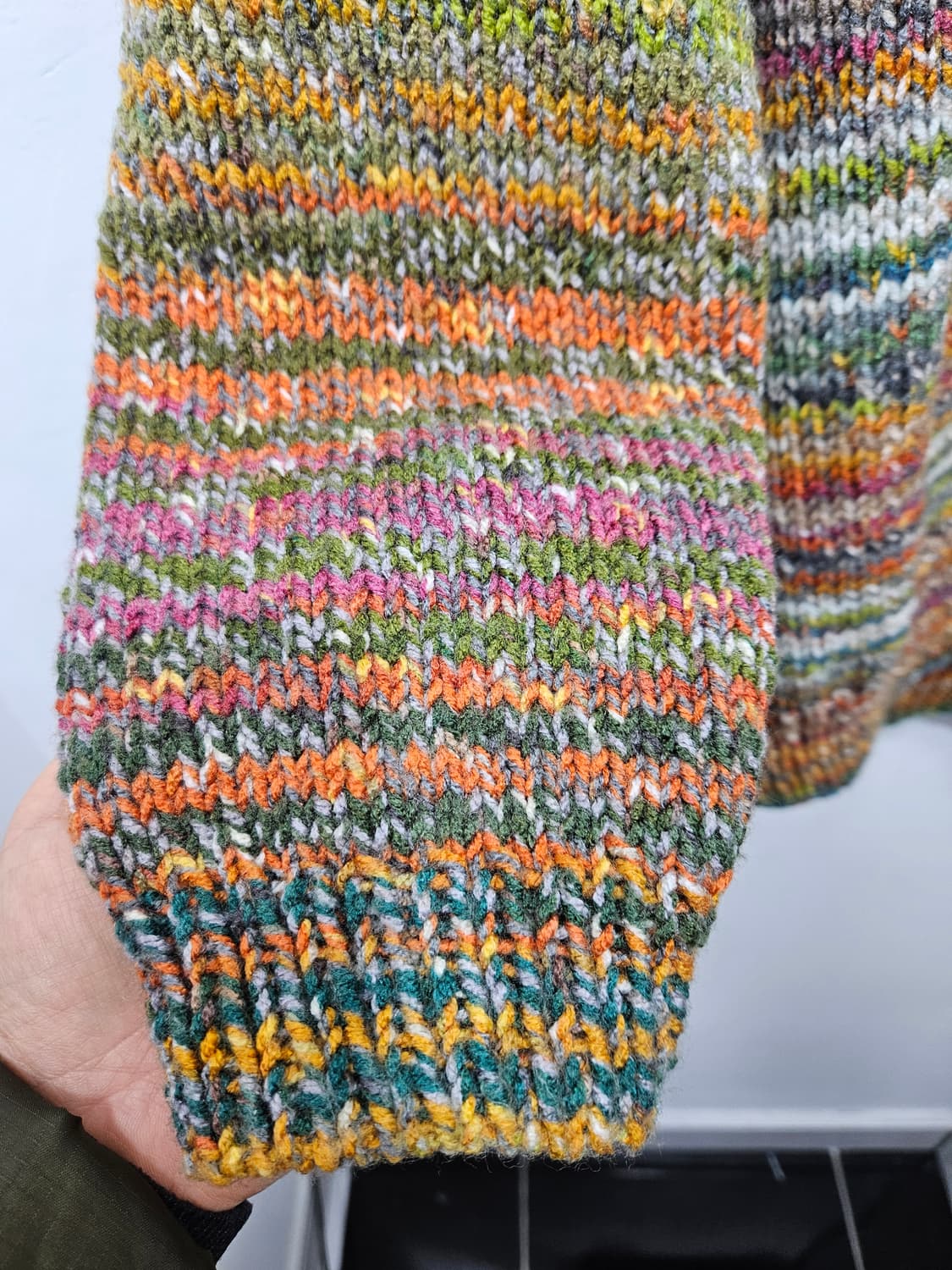 컬러풀 스트라이프 니트 스웨터 상품이미지5