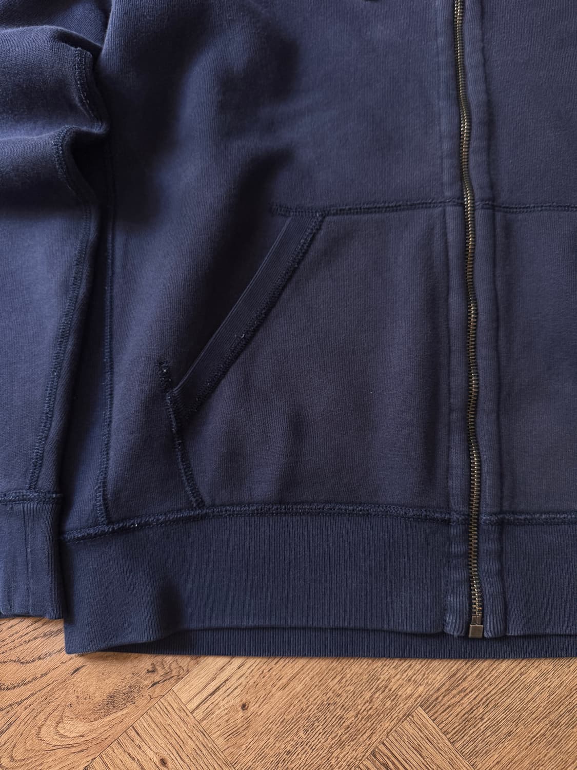 [L]폴로 랄프로렌 매장판 네이비 써멀 후드 집업 상품이미지4