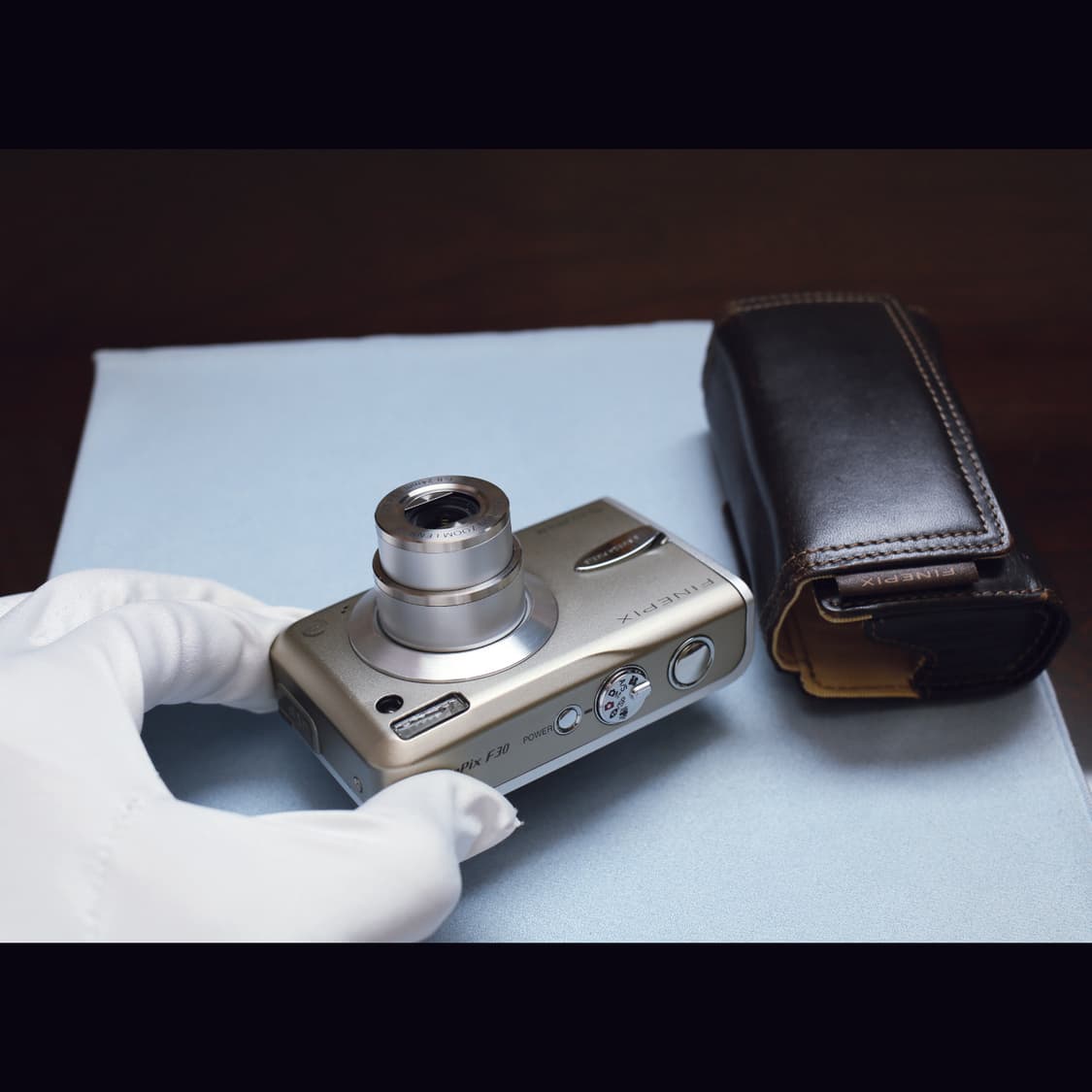 레어<준민트급>후지필름 파인픽스 f30 샴페인 실버 빈티지 디카 상품이미지6