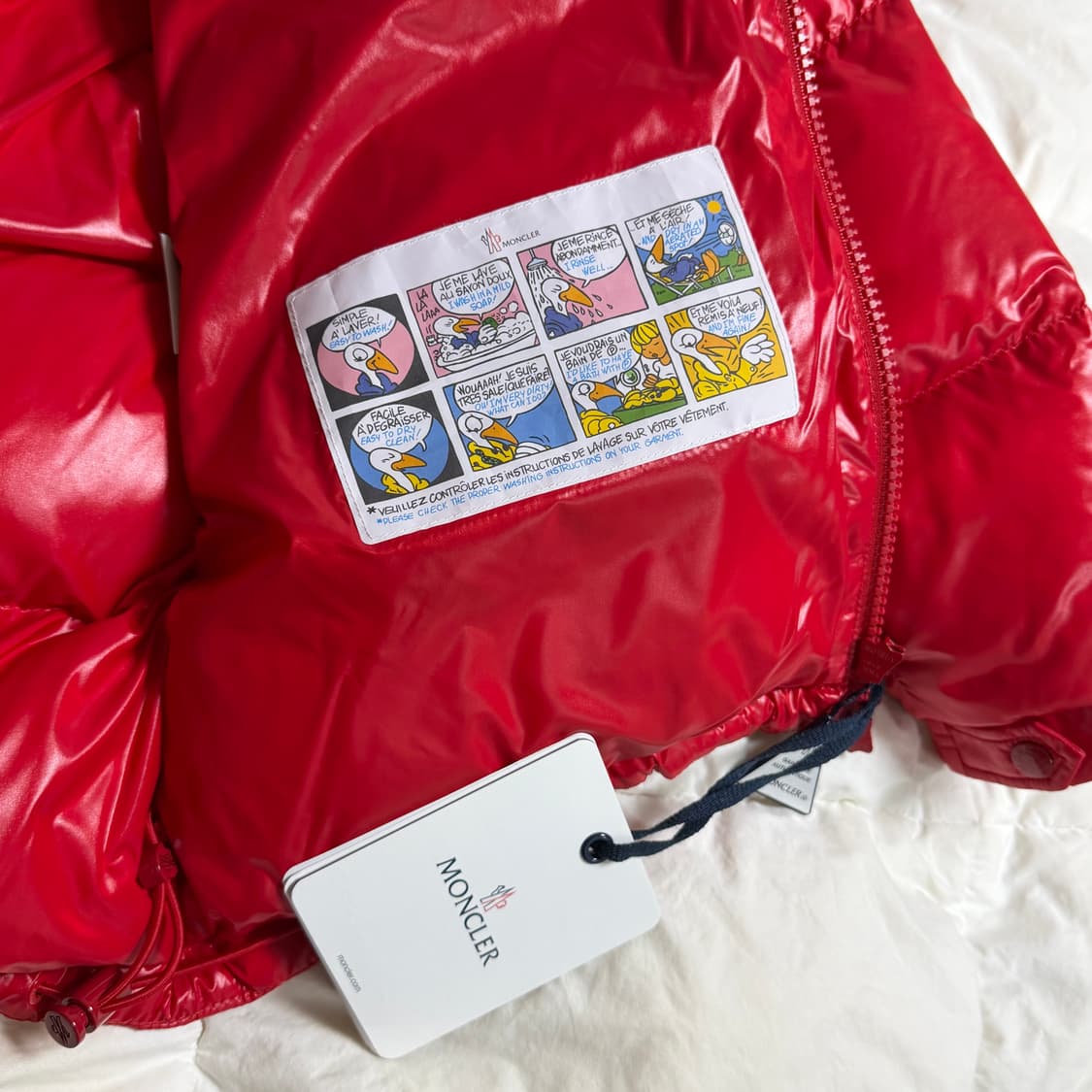 (2) 몽클레어 ECRINS 에크린스 유광 패딩 레드 상품이미지7