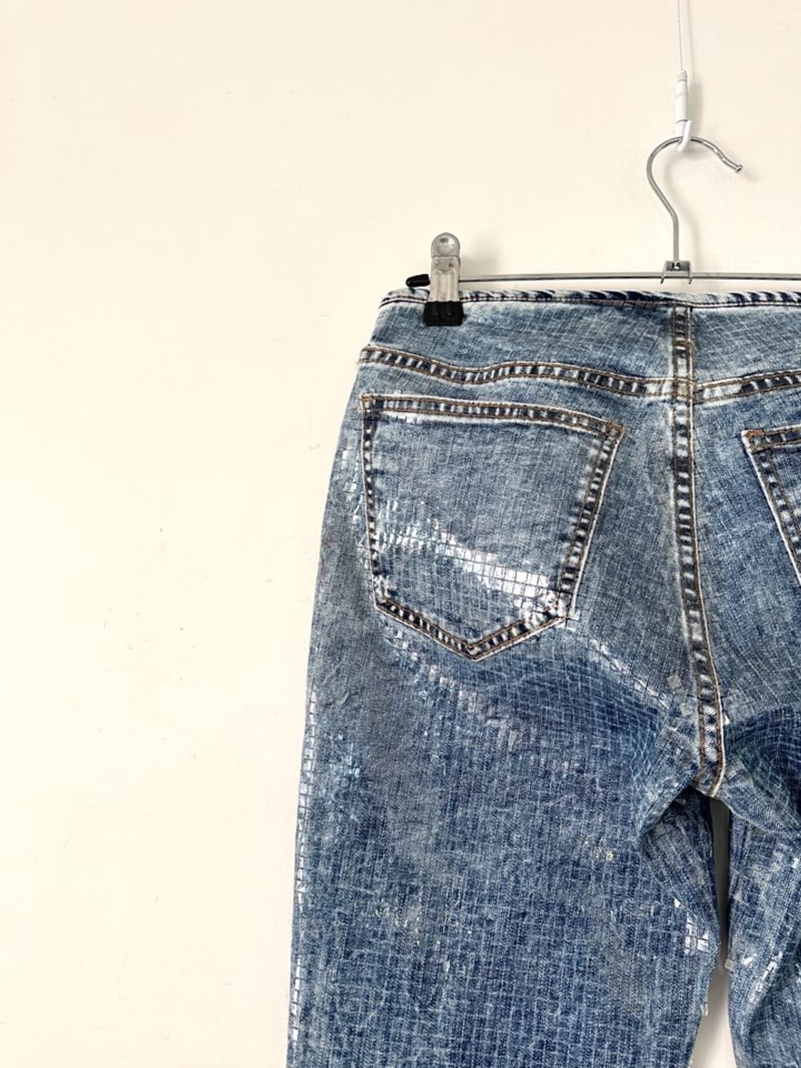 DIESEL rework cybertic pvc denim pants 상품이미지4