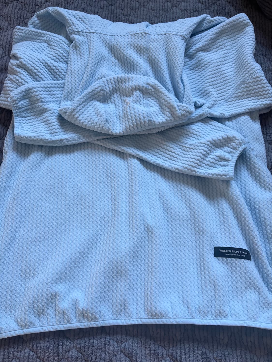 웰더 익스페리먼트 CALORA 후드 풀오버 스카이블루 상품이미지2