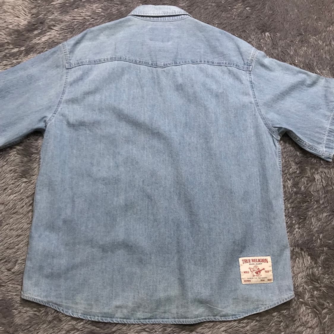 [[여성 XL, 25SS] 트루릴리전 데님 반팔 셔츠@225 상품이미지3