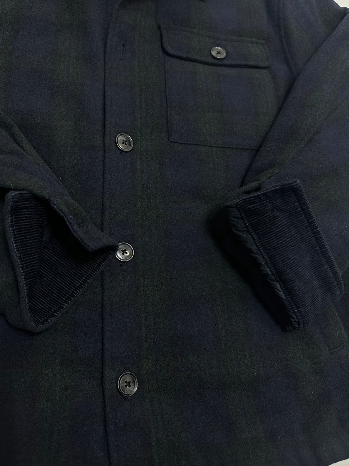 지오스피릿 체크 모직 자켓 상품이미지7