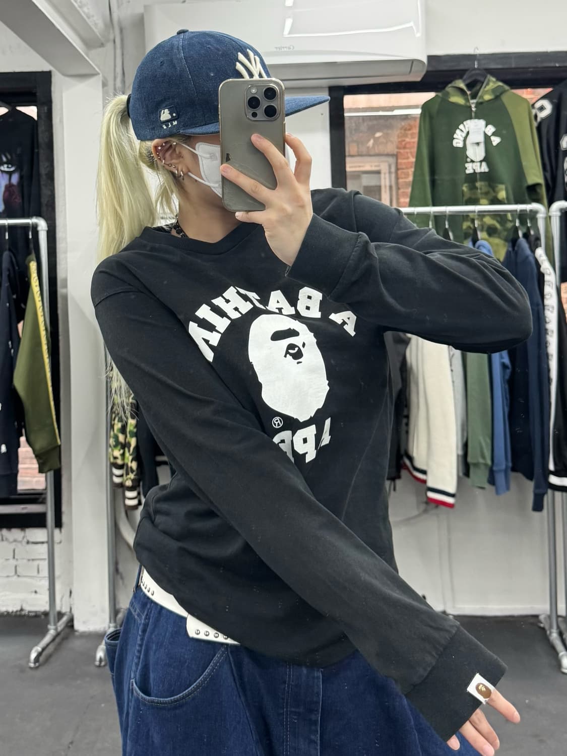 베이프 컬리지 롱슬리브 상품이미지4