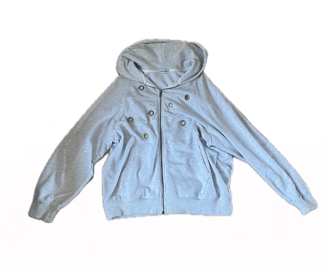 Peinture stud circle ring hoodie  상품이미지2