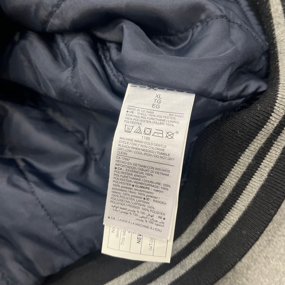 XL 올드네이비 그레이 MA-1 봄버 자켓 상품이미지7