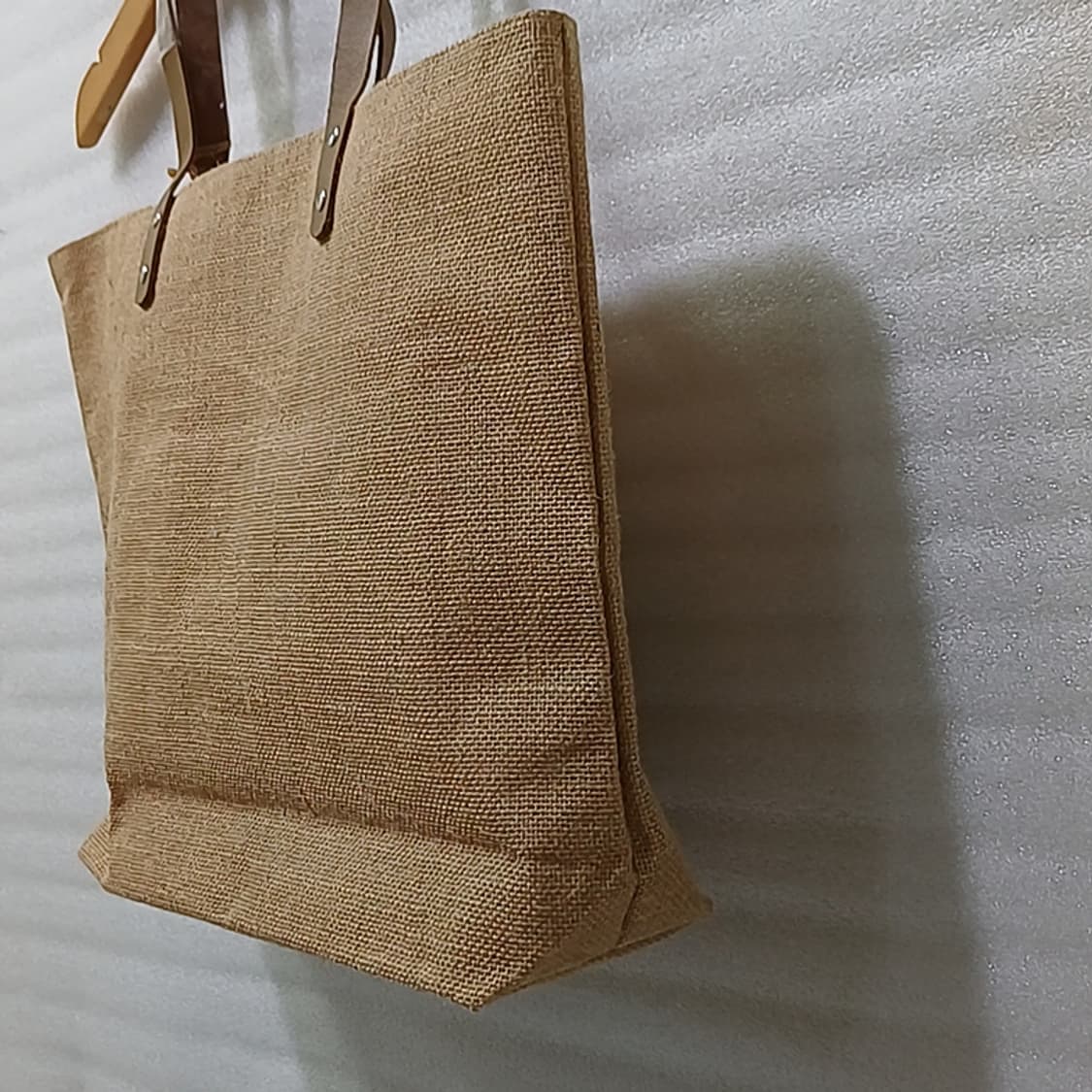 황마 린넨 주트백 가방 빅 쇼퍼백 새제품 여행 바캉스 일상 사랑봉봉 상품이미지2