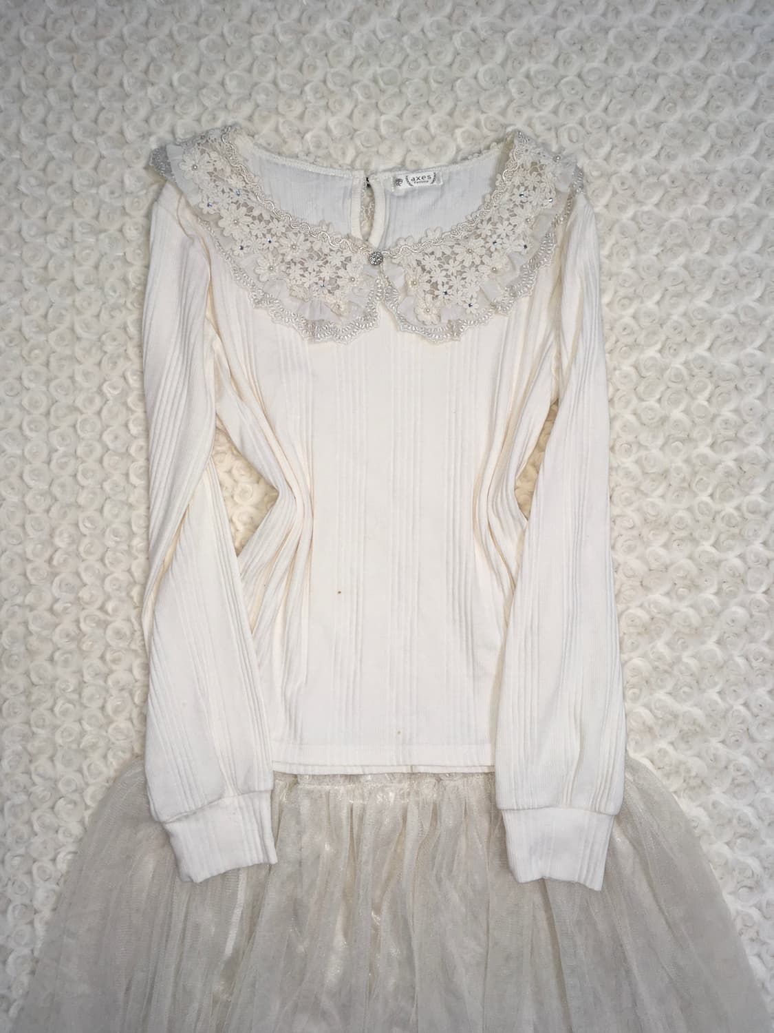 axes femme lace antique long sleeve 상품이미지1