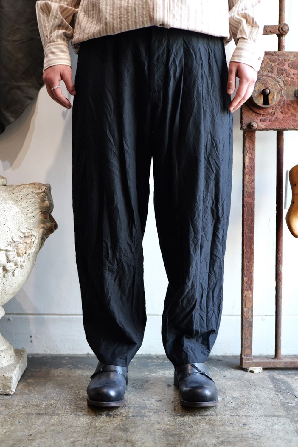 Calmlence triple pleats wide tapered 3 상품이미지4