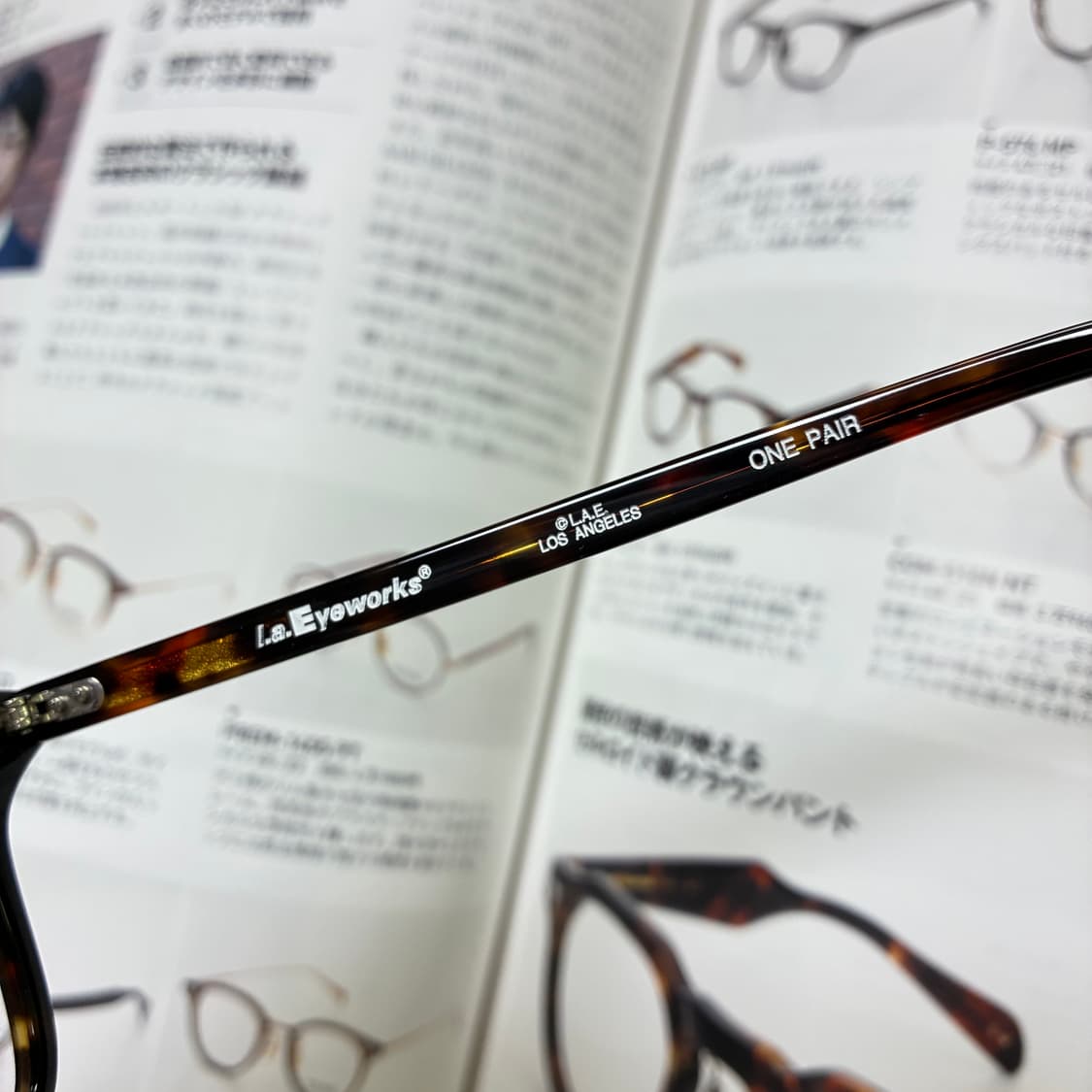 l.a. EYEWORKS 엘에이 아이웍스 스퀘어 안경 상품이미지6