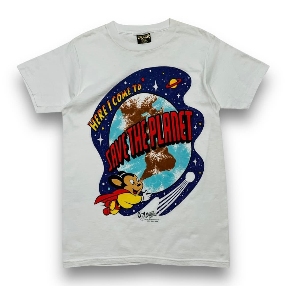 CREATIVE 90년도 마이티 마우스 아카이브 티셔츠 상품이미지1