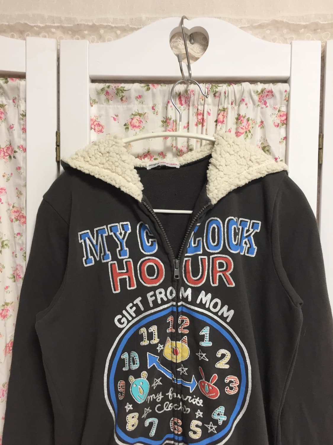 빈티지 rough 시계 후드집업 상품이미지2