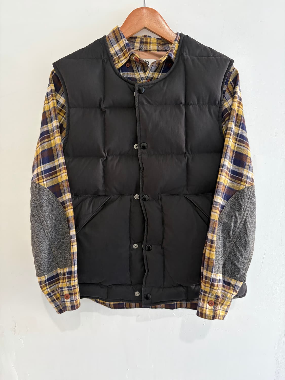 준야 와타나베 패치드 체크셔츠 상품이미지7