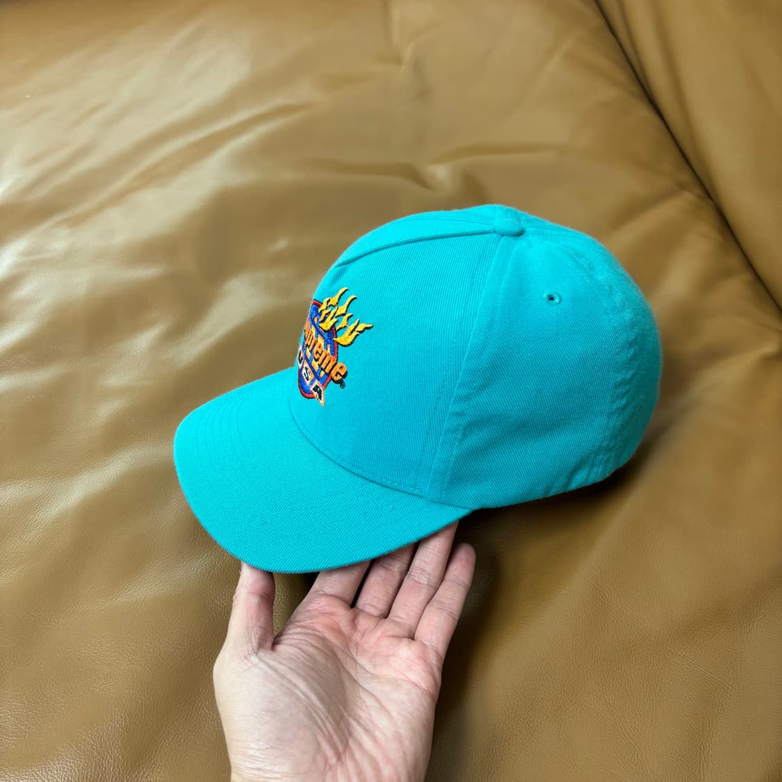 Supreme 슈프림 6패널 볼캡 모자 (USA Flames) 상품이미지4