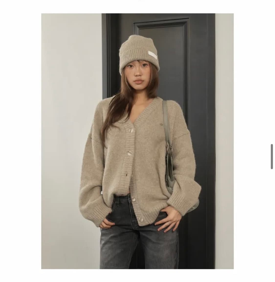 Toh 폼 블랭킷 가디건 말차 상품이미지1