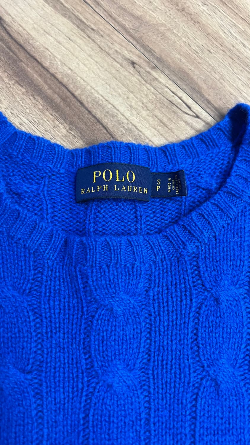 폴로 랄프로렌 로고 캐시미어 니트 S 상품이미지2