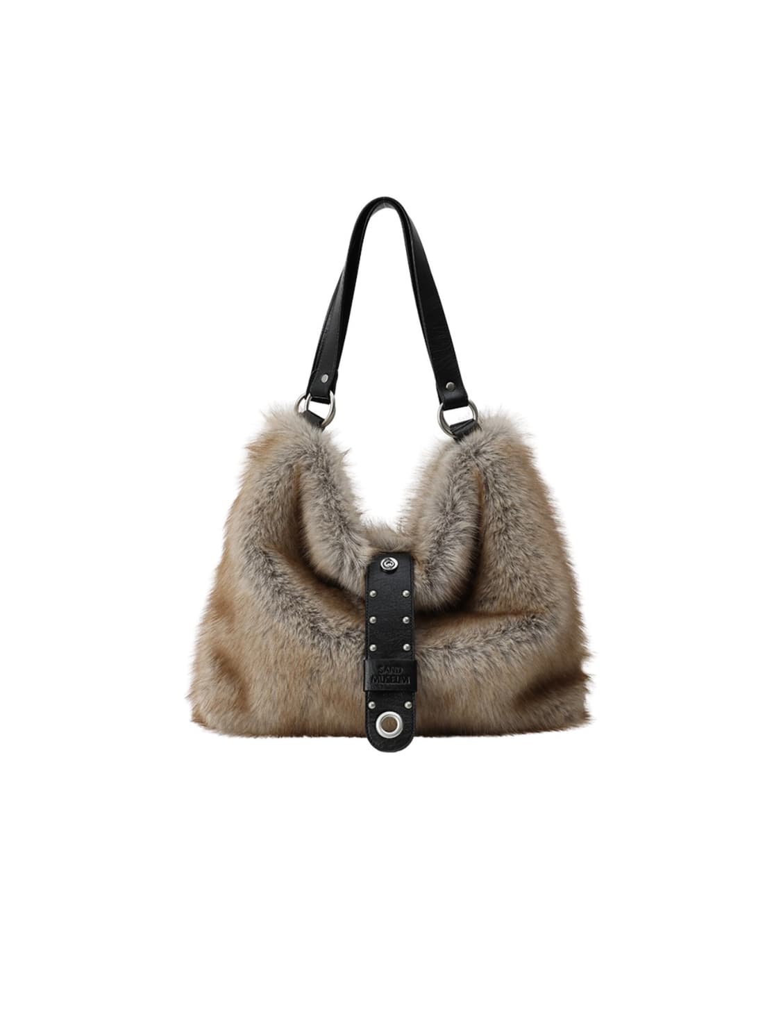미사용/ 샌드뮤지엄 flap hobo bag [Fur brown] 상품이미지2