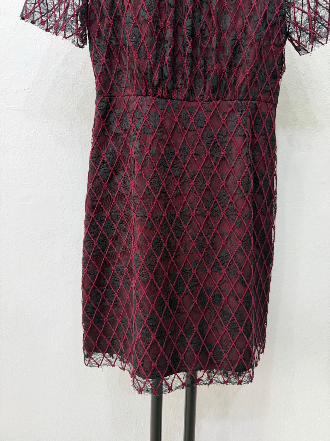 정품) 산드로 여성 레이스 원피스 2 상품이미지4