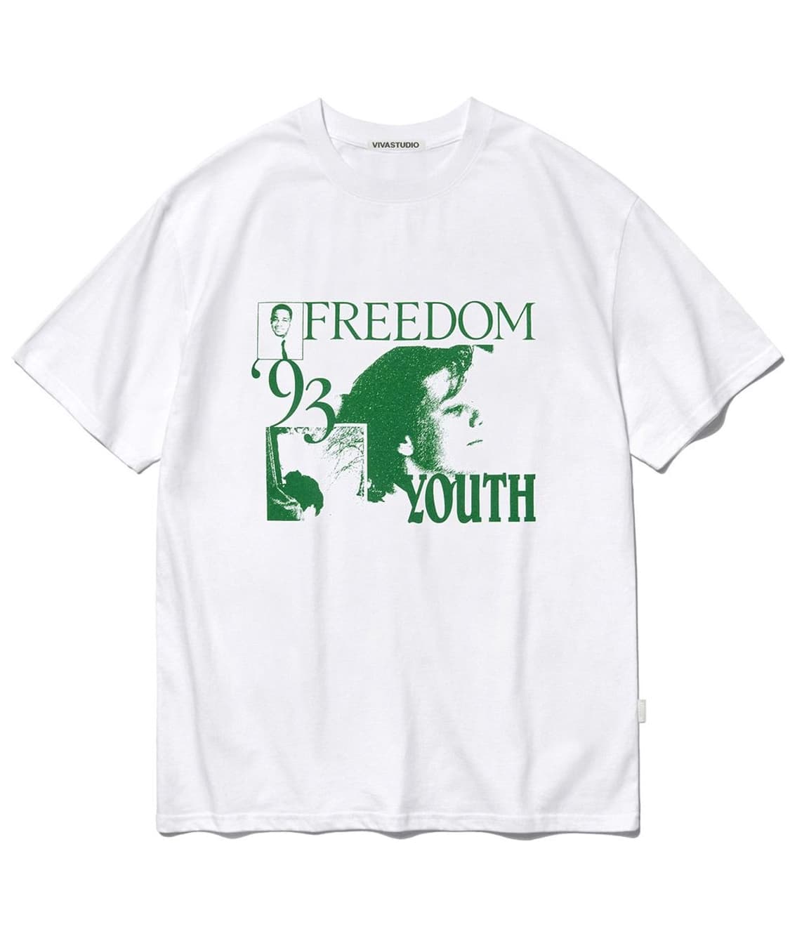 비바스튜디오 93 반팔 티셔츠 화이트 XL 상품이미지1