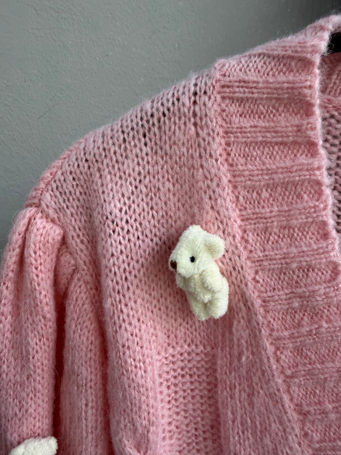 (새상품)S/ 13De Marzo 미니베어 가디건 자켓 상품이미지6