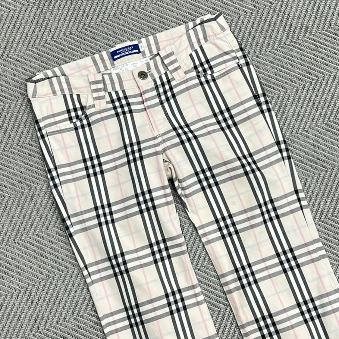 버버리 런던 블루라벨 체크 팬츠 v0944 상품이미지3