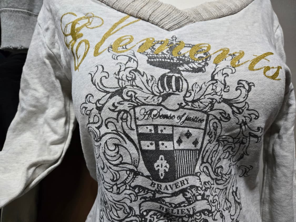 빈티지 y2k 맨투맨 뒷면 프린팅 상품이미지3