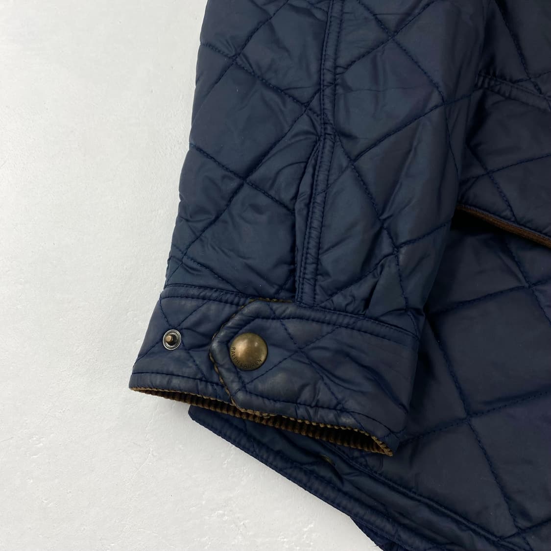 폴로 네이비 코듀로이 카라 퀼팅 자켓 (100) 상품이미지5