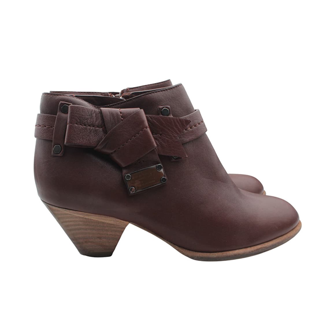 마크 바이 마크 브라운 레더 부티 44 상품이미지5