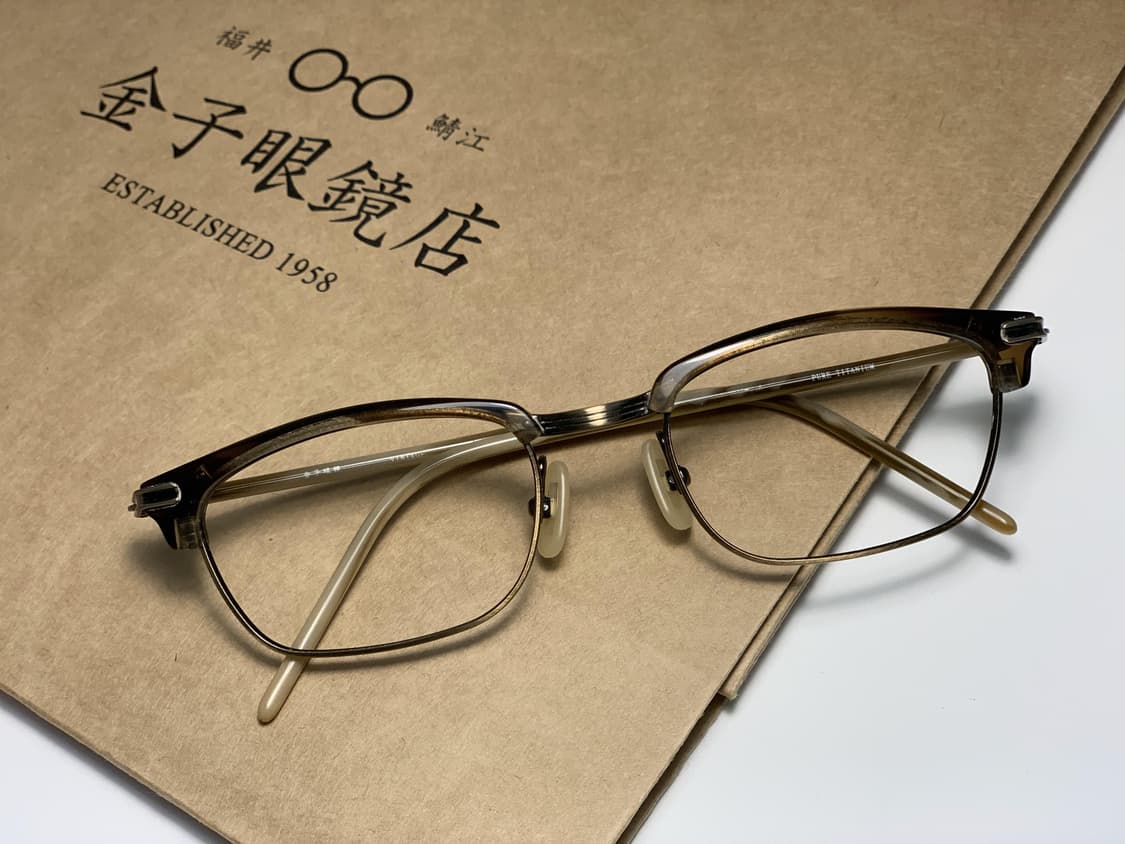 금자안경 가네코 옵티컬 kv34 하금테 씬스퀘어 안경 0102 상품이미지1