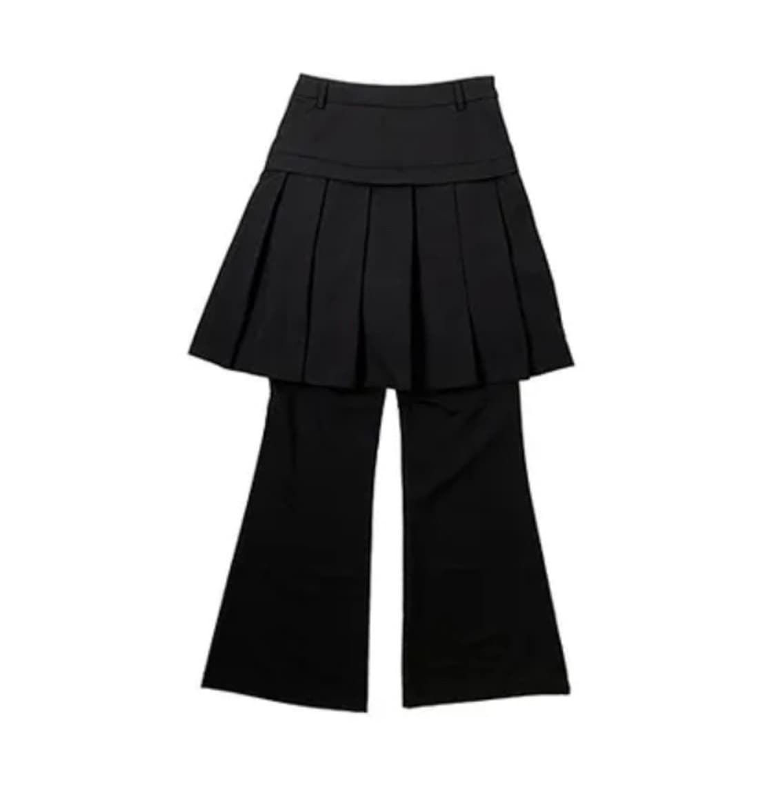 애니원모어 미디 플리츠 아일렛 스커트 팬츠 상품이미지2