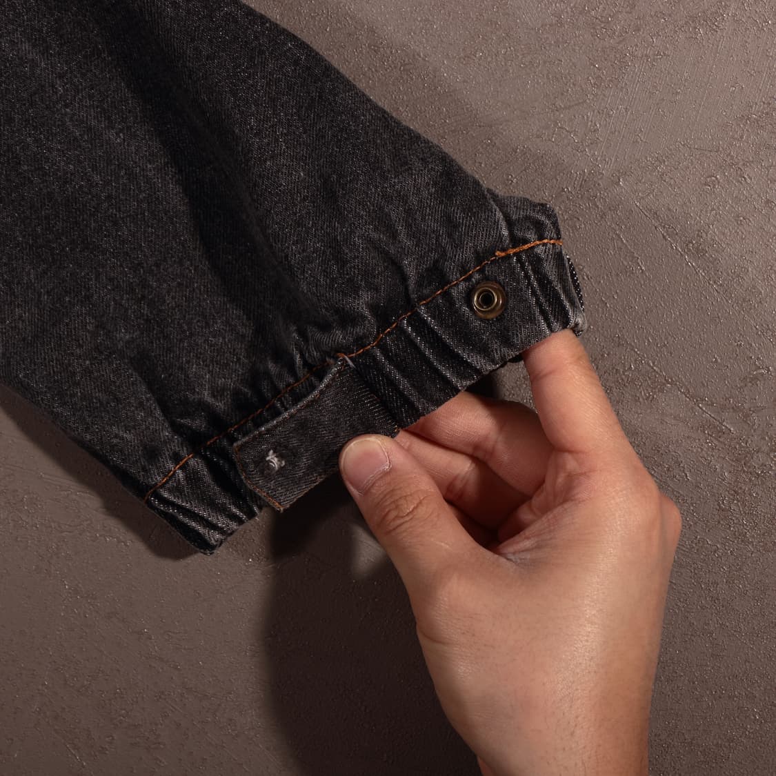 빈티지 흑청 봄버자켓 상품이미지5