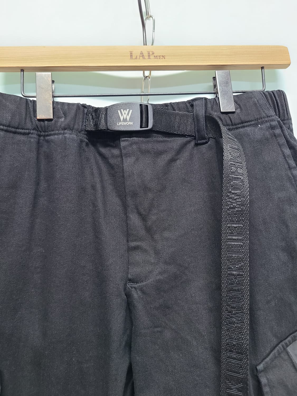 라이프워크 블랙 카고바지 m 상품이미지4
