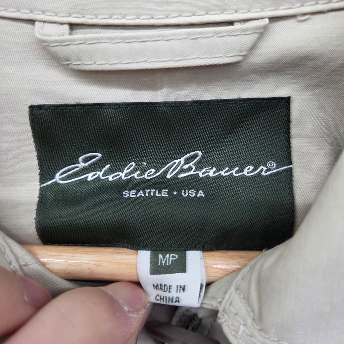 에디바우어 베이지색 여성 트렌치코트 m 상품이미지5