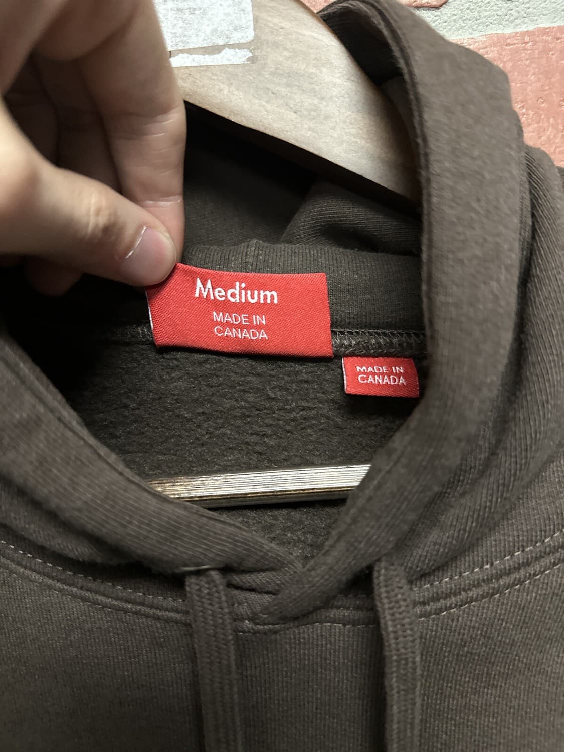 슈프림 시카고 어드레스 후드티 초콜릿 브라운 상품이미지6